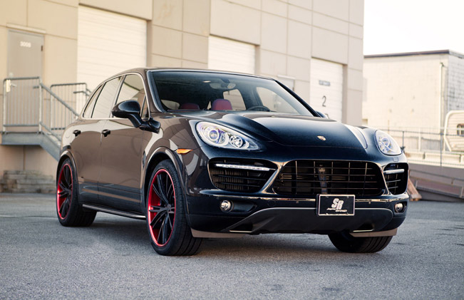 Sr Auto Porsche Cayenne Turbo S With Davinci Red Accents