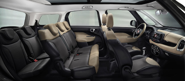 2014 Fiat 500L - interior