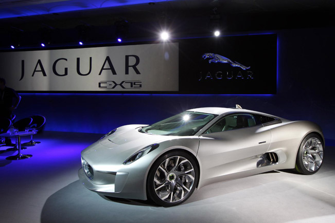 Jaguar C-X75 Prototype Hybrid - Lancaster Motor Show