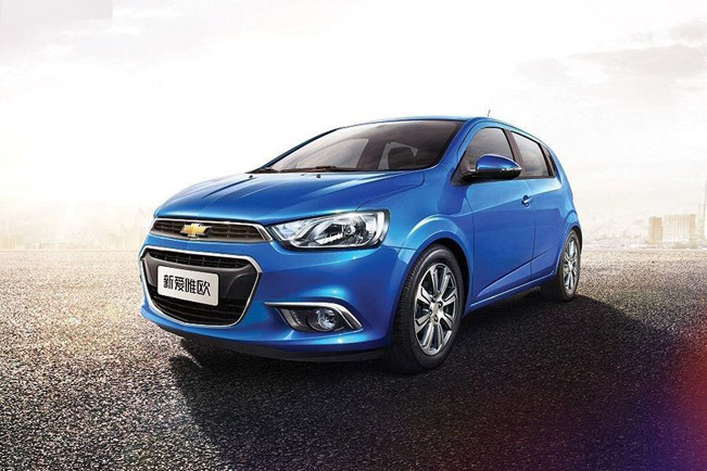 This is the New Chevrolet Aveo for the Chinese car market