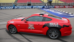 2015 ford mustang is official pace car at quicken loans 400 nascar