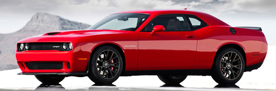 dodge challenger srt hellcat side