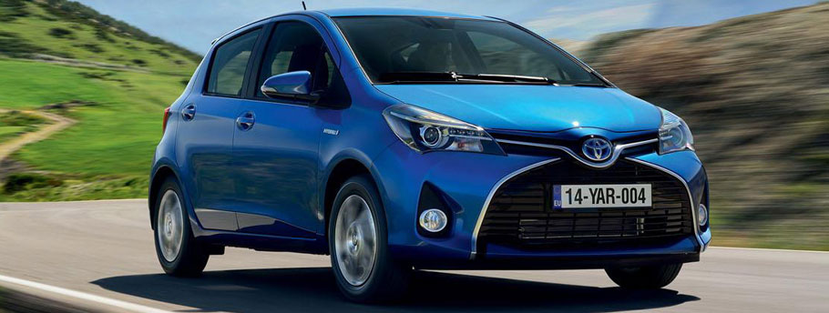 toyota yaris front 2015