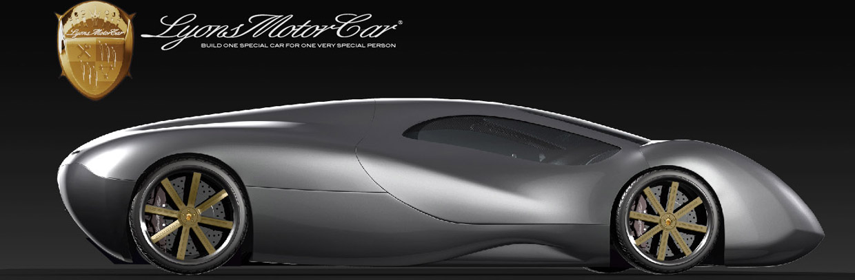 Lyons Motor Car LM2 Streamliner Side View