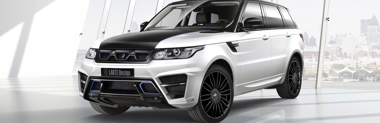 Larte Range Rover Sport Winner Frond and Side View