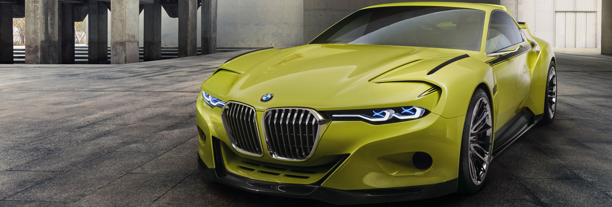 BMW 3.0 CSL Hommage Concept - Front Angle