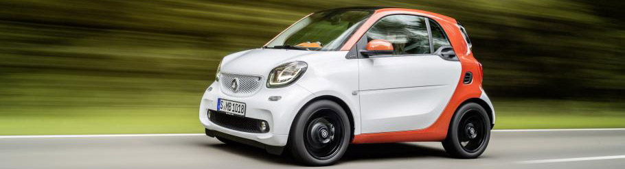 Smart fortwo side view