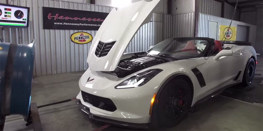 Hennessey Chevrolet Corvette Z06 HPE800 Dyno Test