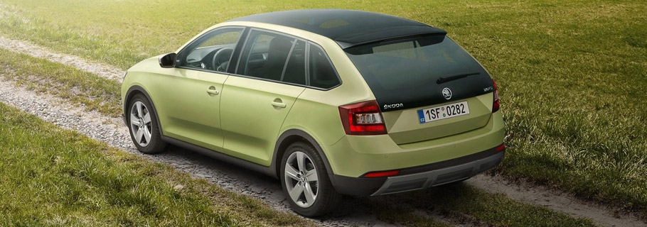 Skoda Rapid Spaceback ScoutLine  Rear View