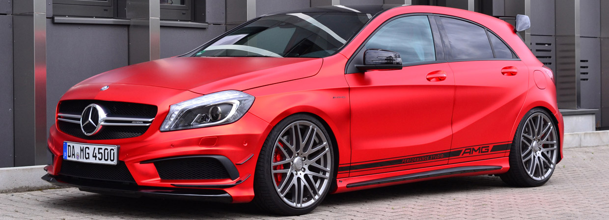  Folien Experte Mercedes-Benz A45 AMG Side View