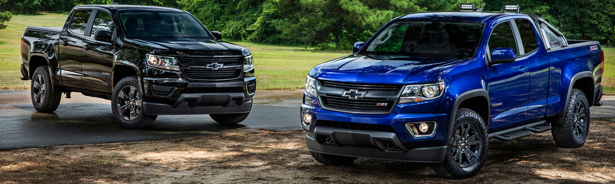 2016 Chevrolet Colorado Midnight and Z71 Trail Boss