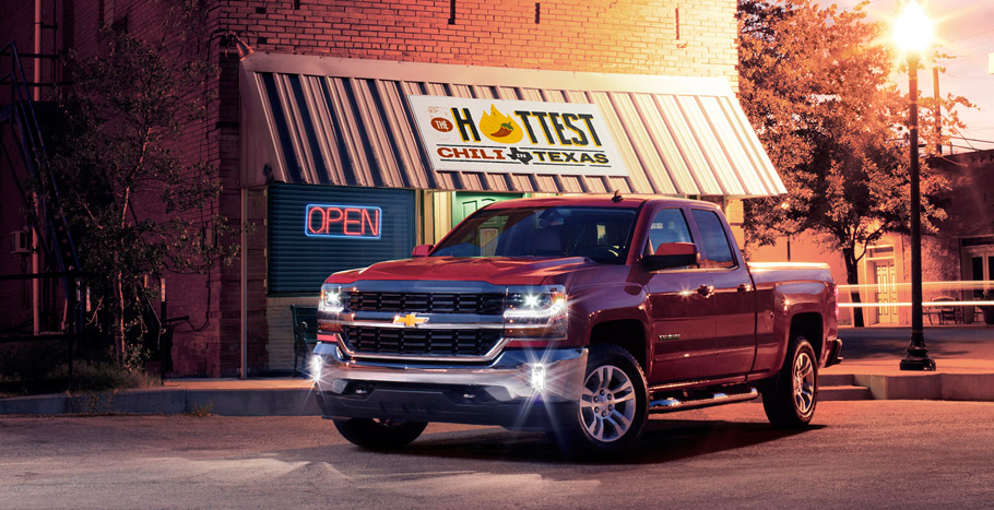 Chevrolet Silverado Front and Side View