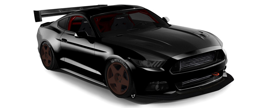 2015 SEMA Bisimoto Ford Mustang Side View