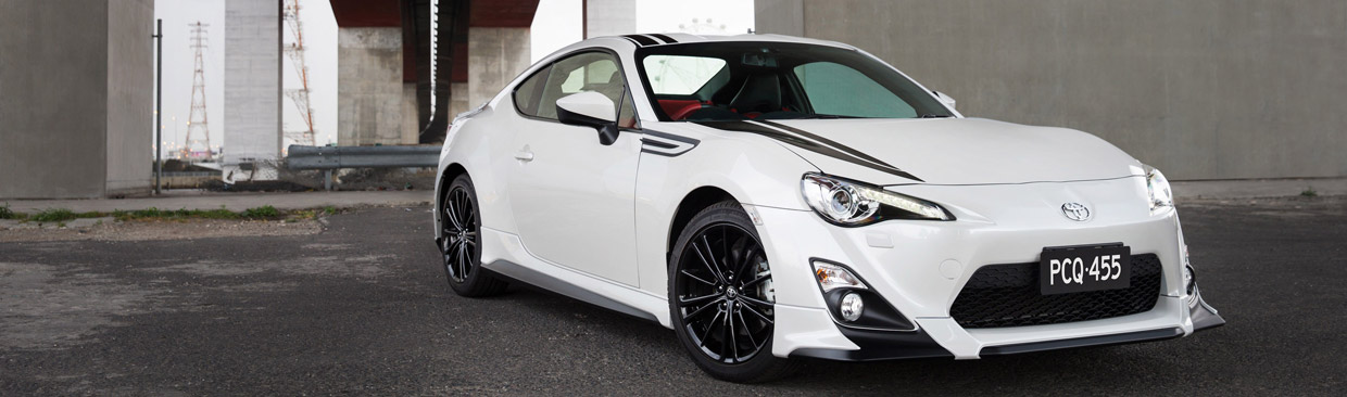 Toyota 86 Blackline Edition Front View