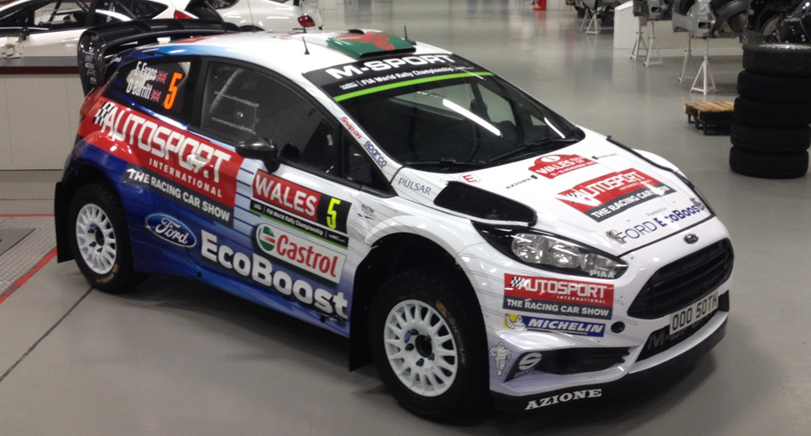 Ford Demonstrates The Special Fiesta Rs Wrc Vehicle