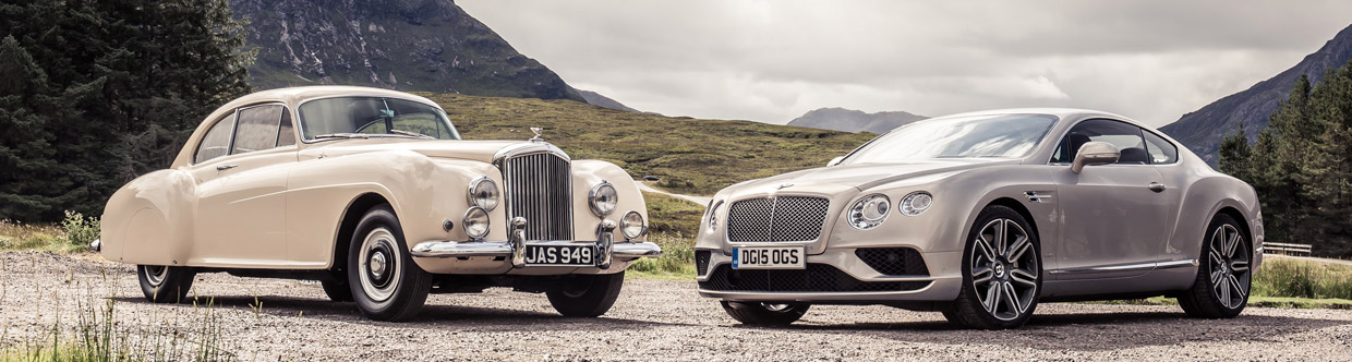 Bentley Continental: Evolution of an Icon Both Models Up Fornt 