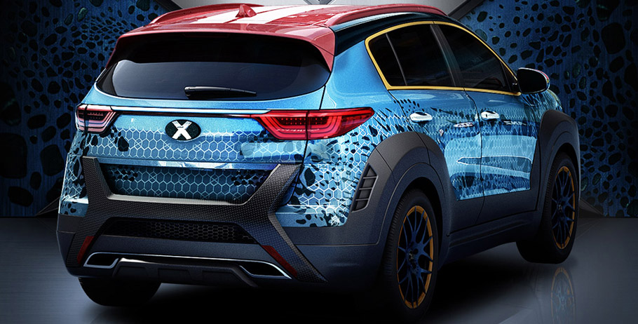 Kia Sportage X-Men Apocalypse Rear View