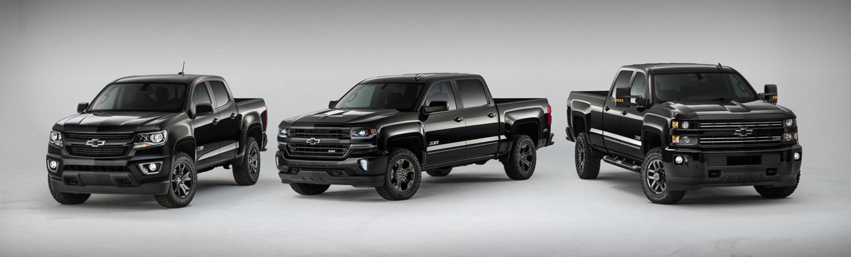 Chevrolet Silverado 1500 Z71 and Colorado Z71 Midnight Special Editions 