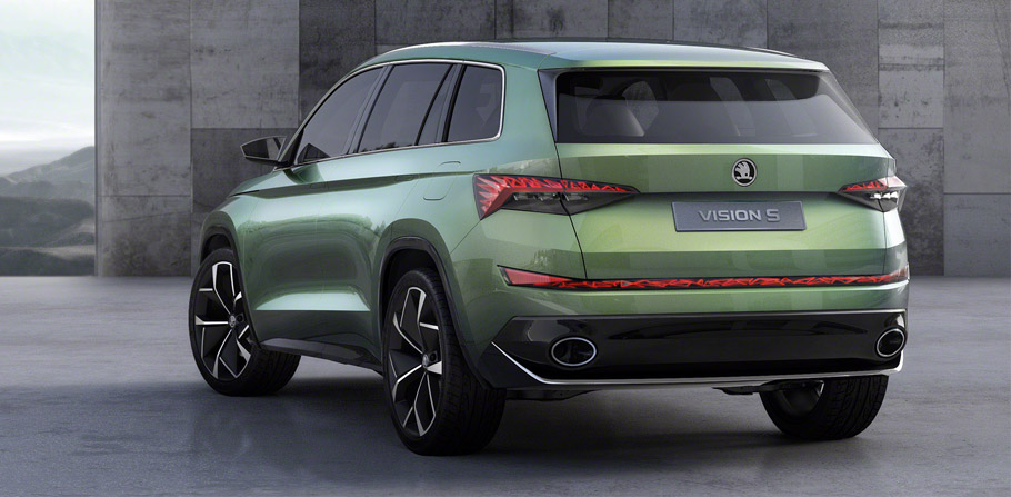 Skoda VisionS Concept Rear View