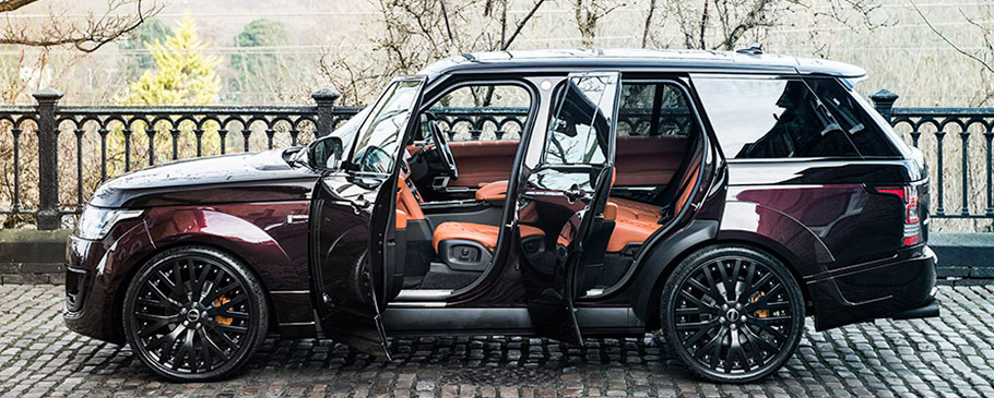2016 Kahn Range Rover RS Pace Car Black Kirsch Over Madeira Red Interior One 