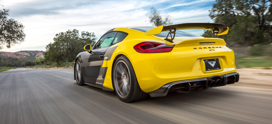  Vorsteiner Porsche GT4 Rear View