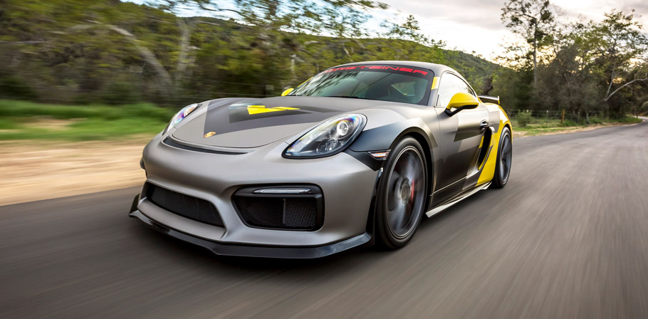 2016 Vorsteiner Porsche GT4 front view 