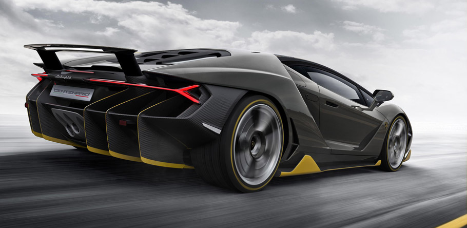 Lamborghini Centenario Rear View