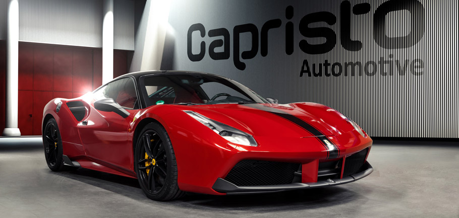 Capristo Automotive Ferrari 488 GTB Side view