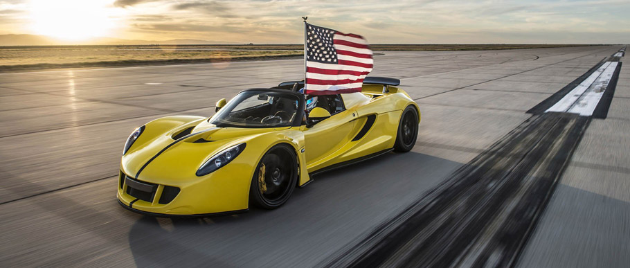 Hennessey Venom GT Spyder Front View 