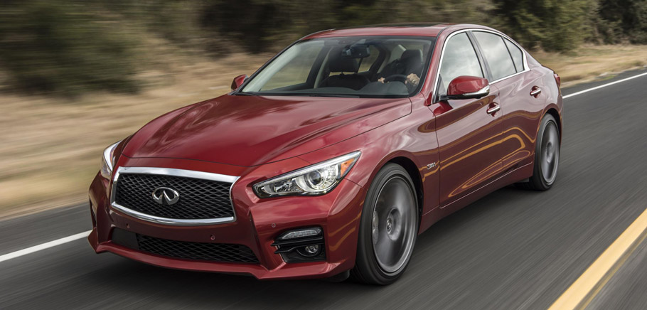 2016 Infiniti Q50 Red Sport 400 Front View
