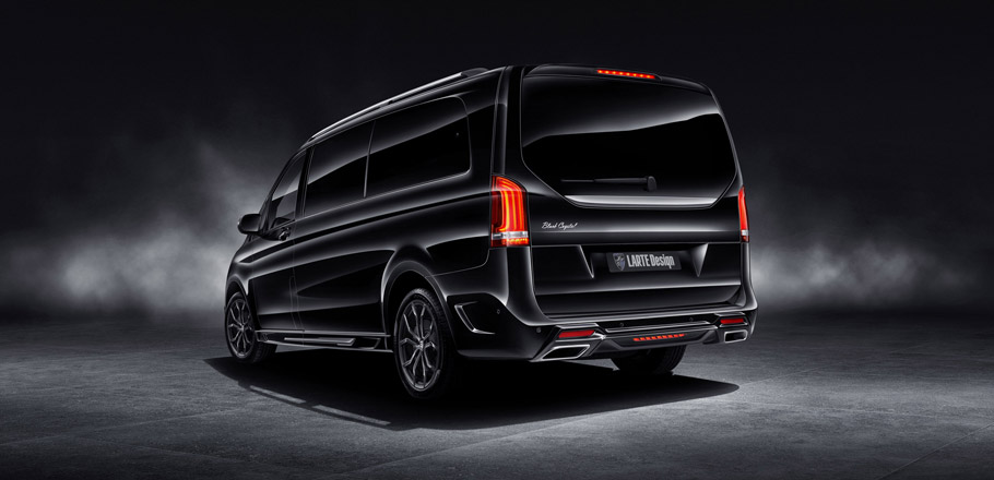 Larte Design Mercedes-Benz V-Class Black Crystal rear view