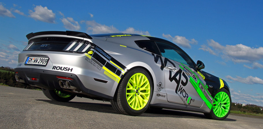 WRAPworks Ford Mustang GT Rear view