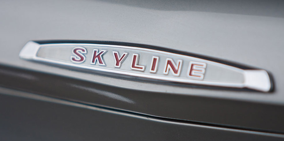 Nissan Skyline Rear View - Lettering