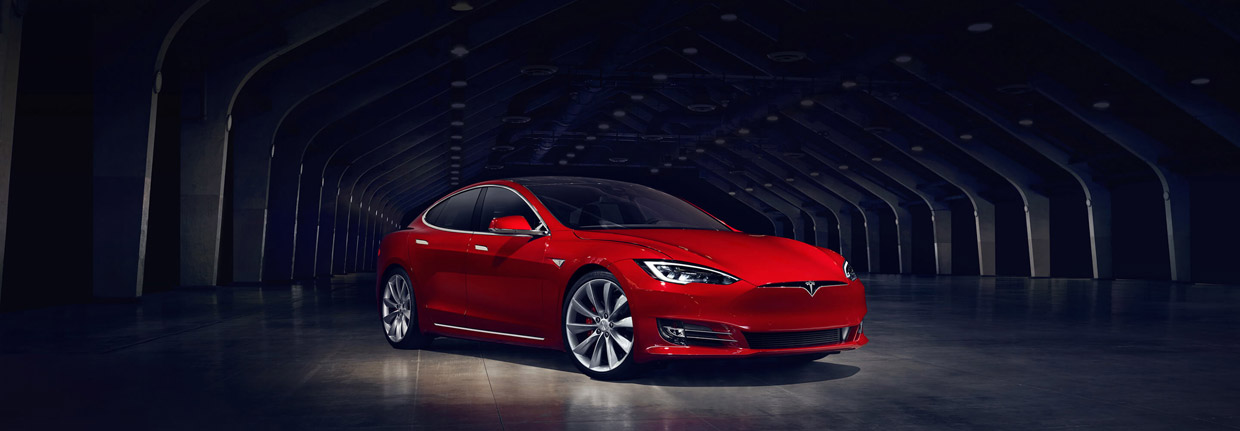 Tesla Model S Front View