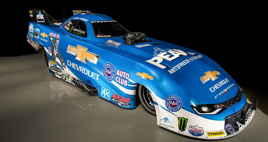 2016 Chevrolet Camaro Funny Car side view