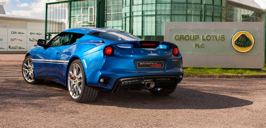 Lotus Evora 400 Hethel Edition rear view