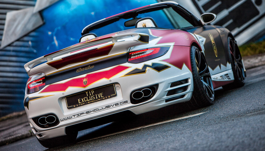 TIP-Exclusive Porsche 911 Turbo Cabriolet rear view