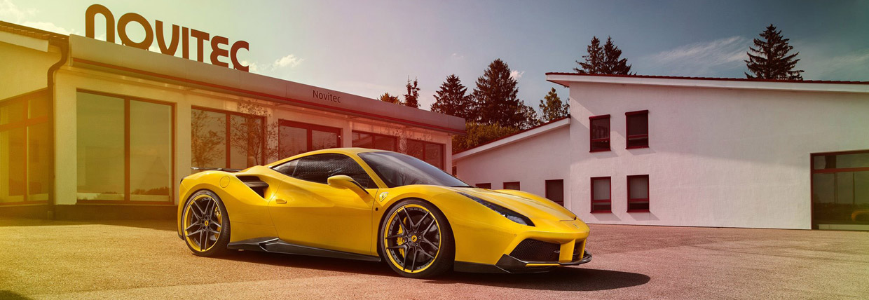  Novitec Rosso Ferrari 488 GTB side view