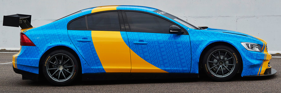 2016 Volvo S60 Polestar Art Car WTCC by Bernadotte & Kylberg