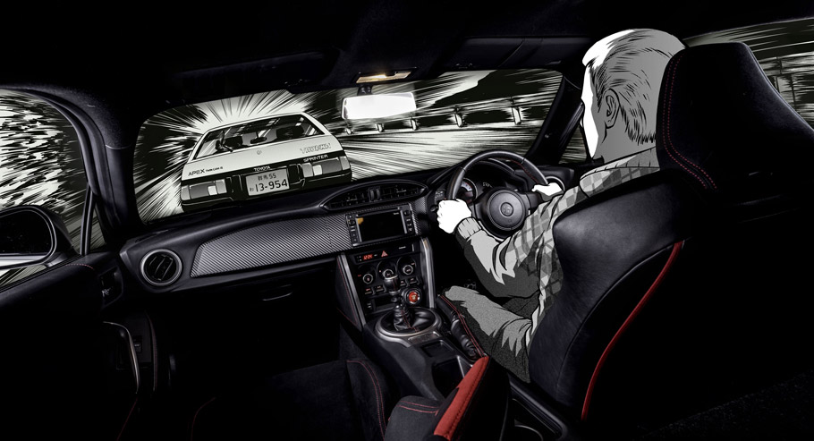 Toyota GT86 Initial D Concept interior 