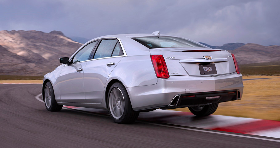 2017 Cadillac CTS facelift rear view