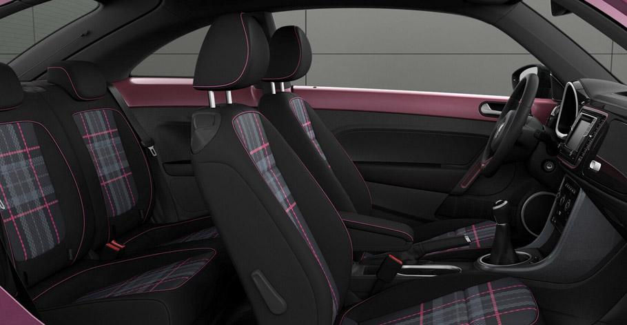 Volkswagen PinkBeetle Limited Edition interior 