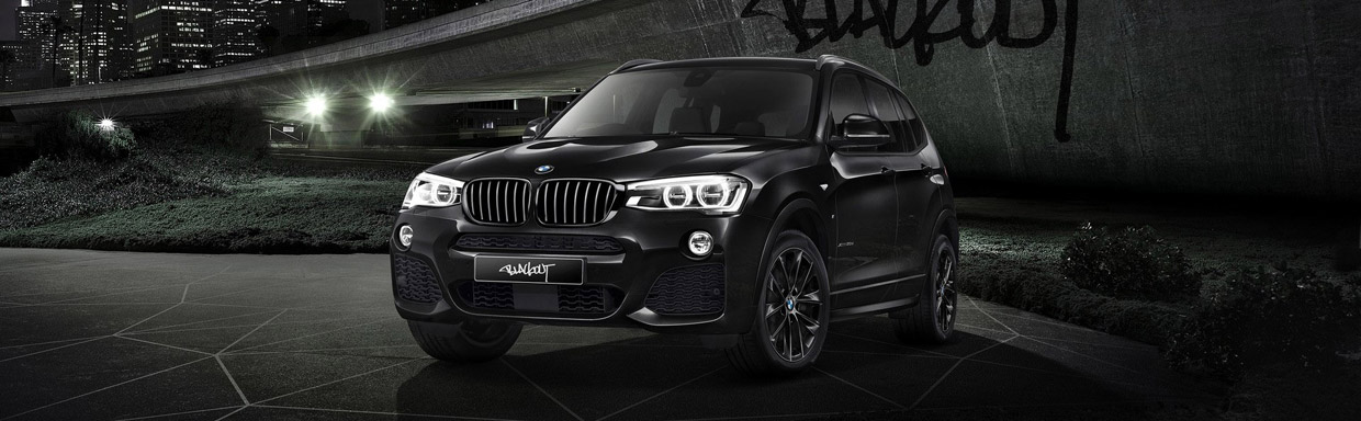 BMW X3 Blackout Edition front view