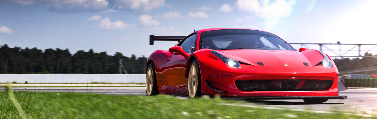 LOMA Ferrari 458 Italia GT COMPETITION front view