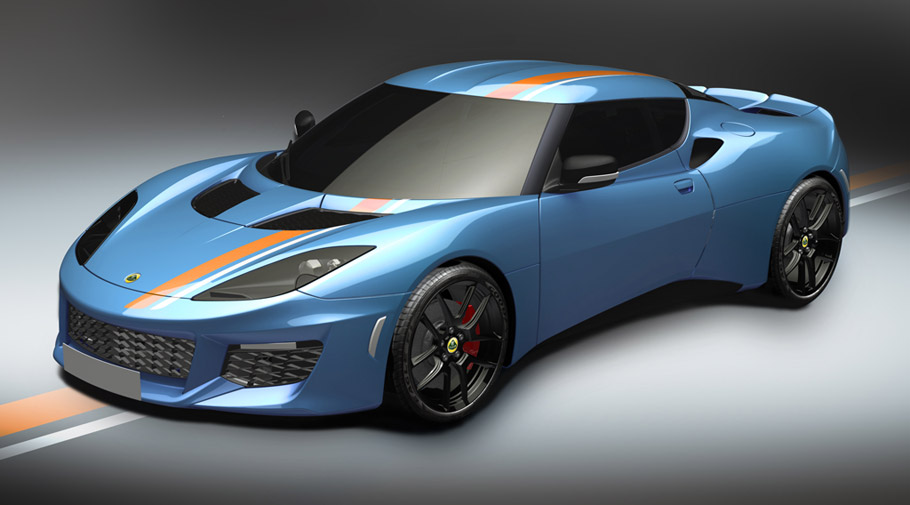 2016 Lotus Evora Blue and Orange Limited Edition 