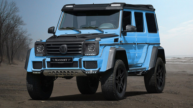 Sky blue carbon fiber Mercedes-Benz G500 is one of the best vehicles you’ll see this summer  
