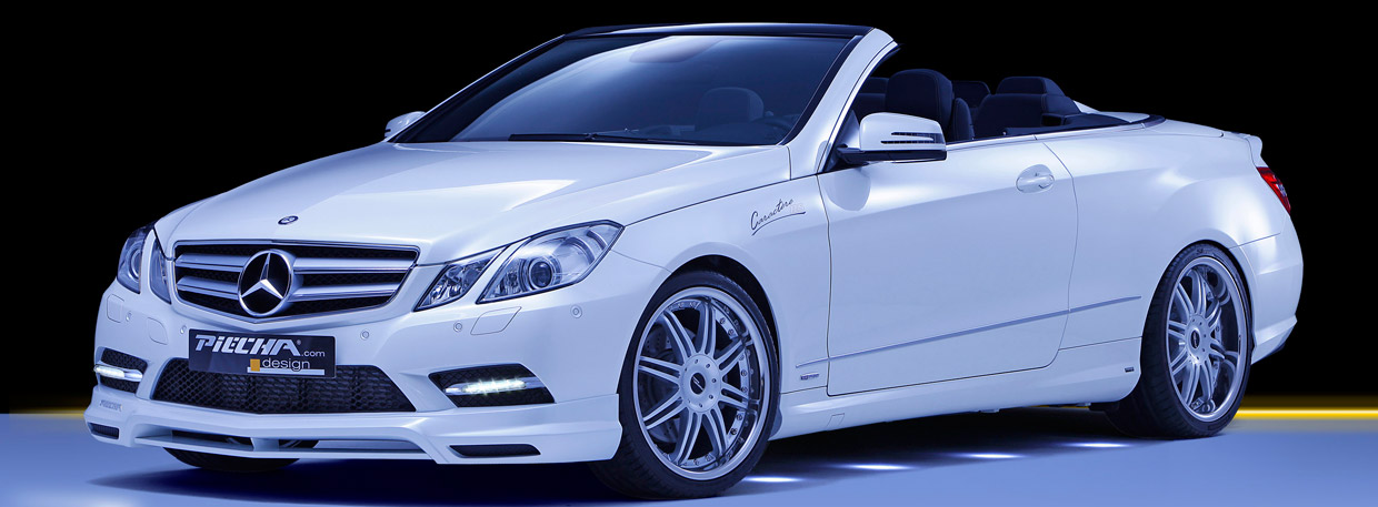 PIECHA Design Mercedes-Benz E-Class Convertible front and side view