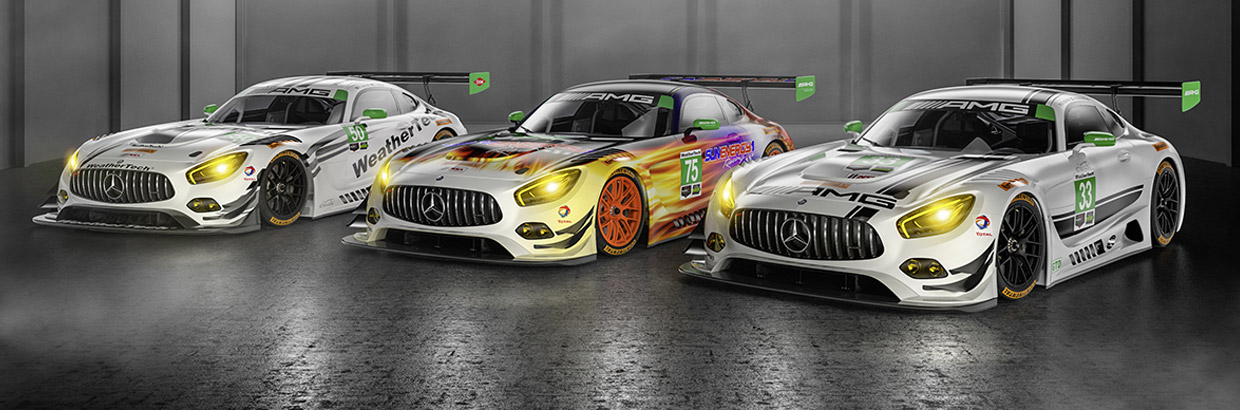 2017 Mercedes-AMG GT3 Racecars