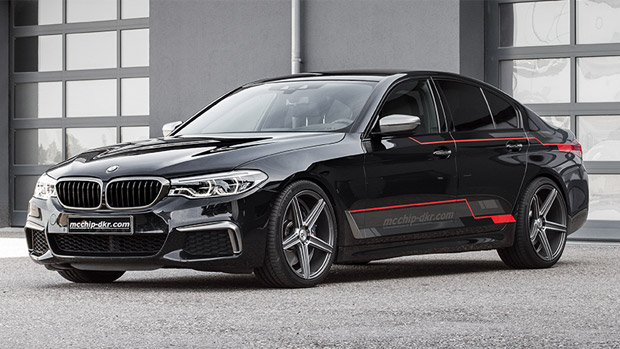 A lucky BMW M5 receives neat upgrades from mcchip-dkr studio
