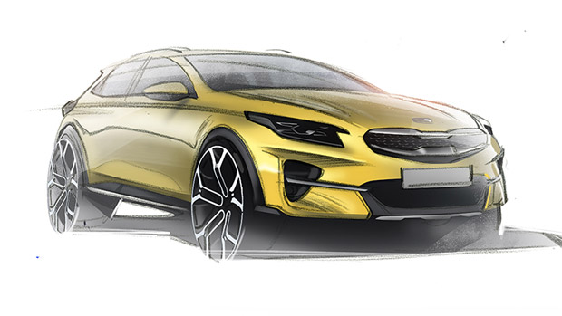 Kia designers reveal sketches of upcoming XCeed crossover lineup!
